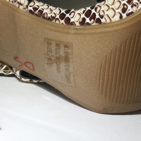 Wild Diva Lounge Snake Cage Stiletto shoes 6 NWT - Picture 13 of 14